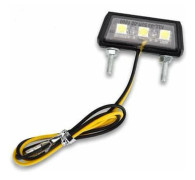 Universell LED-skyltbelysning för motorcykel 12V Mini Micro Skyltbelysning Motorcykelbelysning