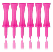 Förpackning med 100 Rosa 57 mm golft-shirts i plast