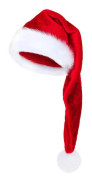 Jultomteluva Lång Sammetsjultomteluva Vintervarm Kostym Julpartytillbehör för Cosplayfester Scenframträdanden