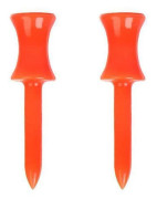 Golfpeggar i plast / Slottspinnar 50 mm (50 st) RED rode