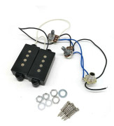 Elektrisk Gitarr Pickup Kabelhärva PB Bas 4-Strängad Elektrisk Gitarr Hals och Stall Pickups Set