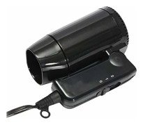Orchid-220W 12V Mini Vikbar Bil Defroster Justerbar Värme Hårtork med 2 Hastighetskontroller