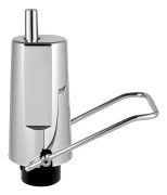 Barberstol Hydraulisk Pump, 4-bultars Salongsstol Ersättningshydraulisk Pump, Justerbar Höjd 4.3in, Last 440Lbs