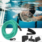 3m/ 4m Pool Simträningskoppel Slitstarkt Elastiskt Simträningsbälte Simmotståndsband Poolsimning Elastiskt Rep Motståndsband för Pooler green