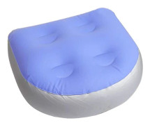 Uppblåsbar Booster Seat, Badkar Kudde Spas Booster Seat Ryggdyna För Alla Spa Och Badkar (1 st blå)