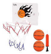 Minibasketbollskorg, Minibasketbollskorg med bollar och pump, Kontorsbasketbollskorg med sugkopp, Minibasketbollskorg för kontor, sovrum, säng
