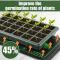Växtvärmematta 25×52 cm, vattentät isolerad matta, 20W värmematta för plantor, växtuppvärmning för hydroponisk odling, energieffektiv 2-pack 2PCS