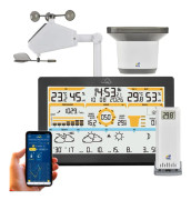 Finlands Termometer 8825 fjärravläst väderstation TFA.me, regn och vind