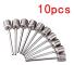 10 st Sportboll Uppblåsningspump Nål För Fotboll Basketboll Inflatable Luftventiladapter Rostfritt Stål Pumpstift 10 PCS