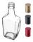 KADAX Glasflaska Glasflaskor 250 ml För Likör Vin Vodka Kapsyl 50st