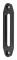 Vinsch Hawse Fairlead 10in/25.4cm 8000-15000lb Last Aluminium Anti Binding Universal Svart