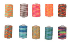 10 st broderimaskintråd Hållbar slitstark polyester brokig diverse färger polyestertråd 402 sytråd