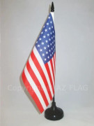 USA bordsflagga 48 stjärnor 21x14cm - Amerikansk - USA Hög kvalitet