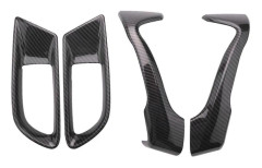 For Subaru BRZ Toyota 86 2012-2020 ABS Carbon Fiber Car Inner Door Handle Decor Protection Trim Frame St