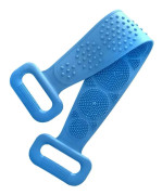 Silikon kroppsborste Duschkräm Baddusch Mjuk Dubbelsidig Exfolierande Lång Kroppsskrubber