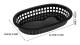 Chipburgerkorgar för servering av 36 matbrickor Black 23.3x14.8cm