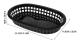 Chipburgerkorgar för servering av 36 matbrickor Black 23.3x14.8cm