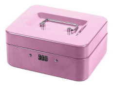 Standard kassaskrin i stål med kombinationslås Liten / Mellanstor kassaskrin Kassaskåp i metall S Vit S Rosa Pink S