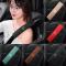 For Volvo Car Belt Shoulder Cover Xc60/xc40/s90/s60 Seat Belt Suede Cover (Pair, Black)