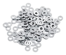 100 st 304 rostfritt stål metriska platta brickor skruv reparationssats verktyg M3/M4/M5/M6/M8/M10 (M3)