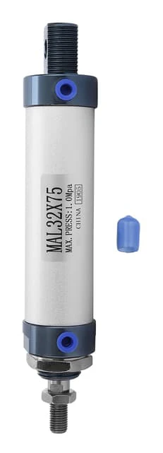 MAL 32mm Enkelstång Dubbelverkande Mini Pneumatisk Luftcylinder Aluminiumlegering (Slaglängd 75mm)