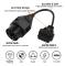 OBD-adapterkabel, 20-stifts rund hane till 16-stifts hona OBD2-kontakt, kontakt för 20-stifts OBDII diagnostisk skanner för BMW E36 E38 E39 E46 E53