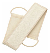 Ryggskrubber Exfolierande Loffa Ryggtvätt för Dusch Badsvamp Kroppsskrubber Ryggtvättbälte Ryggexfolieringsrem 70 cm