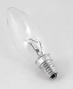 12x 25w E14 Ljuskälla Klar Vit Klassisk Glödlampa