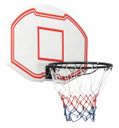 vidaXL Basketplatta vit 90x60x2 cm polyeten