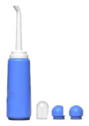 Bärbar bidé, 500 ml resebidéflaska för eftervård, fickstor bidéspruta med munstycken för utomhuscamping och personlig hygien