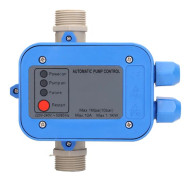 Vattenpump Tryckkontrollbrytare 1.5bar‑3.0bar Vattentät Justerbar Styrenhet Blå Grå 220V‑240V 1.1kw