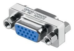Goobay CAK ADAP D-SUB HD15 F/F gender changer, 15 pin HD, 15 pin HD