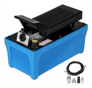 mångsidig 10000 PSI pneumatisk hydraulisk fotpump kit, standardinlopp/utlopp