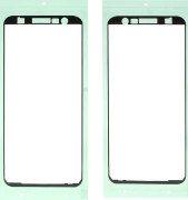 Samsung Galaxy J6 Plus (2018) OEM självhäftande klistermärke för främre ram Svart