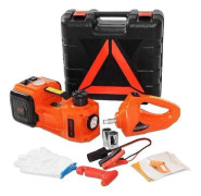 5 tons bärbar multifunktionell elektrisk hydraulisk domkraft med säkerhetsventil, enknappsdrift +340N.M elektrisk slagnyckel kit