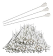 Stora Överdimensionerade Bomullspinnar [100-pack] Extra långa 8" Bomullstippade Applikatorer med