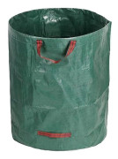 Extra starka trädgårdsavfallspåsar - 300 liter - 2 säckar - Industriellt tyg och handtag - Gröna/trädgårdsavfallspåsar, återanvändbara