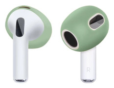 1 par AirPods 3 silikonskydd - Svartaktig Grön
