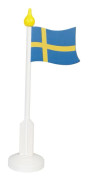 Sverigeflagga / träflagga 37 cm