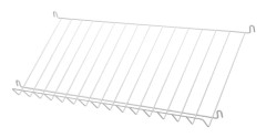 String Tidskriftshylla Metall 78x30 cm Vit