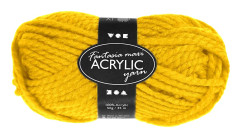  Fantasia Akrylgarn, L: 35 m, gul, Maxi, 1x50g