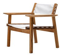Djurö Lounge Chair Teak/Batyline
