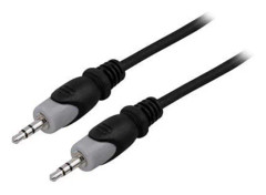 Ljudkabel 3.5mm hane - hane 5 m